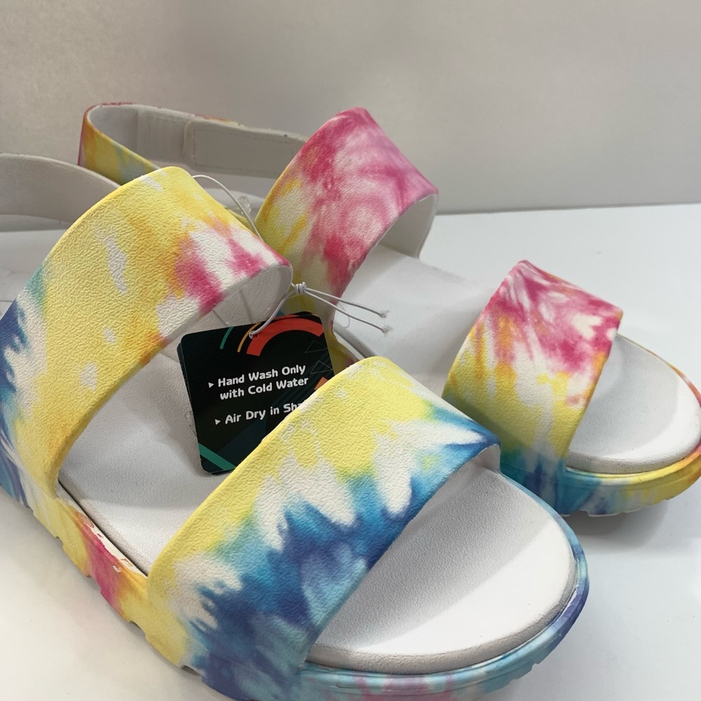 Skechers Foamies women’s sandals Tie Dye multi color size 10 - Picture 13 of 16